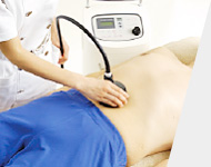 {腹部や大腿部等の気になる部分にアプローチ!}